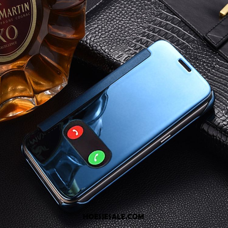 iPhone 6 / 6s Hoesje Mobiele Telefoon Bescherming Leren Etui Plating Spiegel Winkel