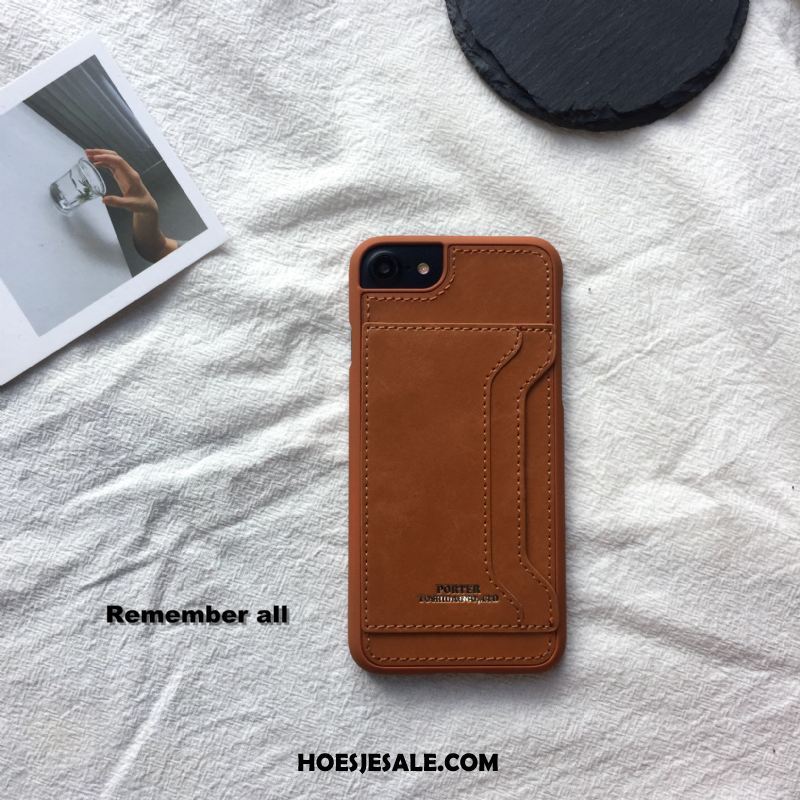 iPhone 6 / 6s Hoesje Mobiele Telefoon Kaart Portemonnee Leren Etui Kaart Tas Goedkoop