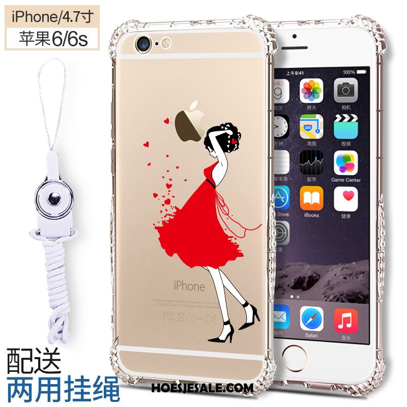 iPhone 6 / 6s Hoesje Net Red Persoonlijk Anti-fall All Inclusive Siliconen Korting