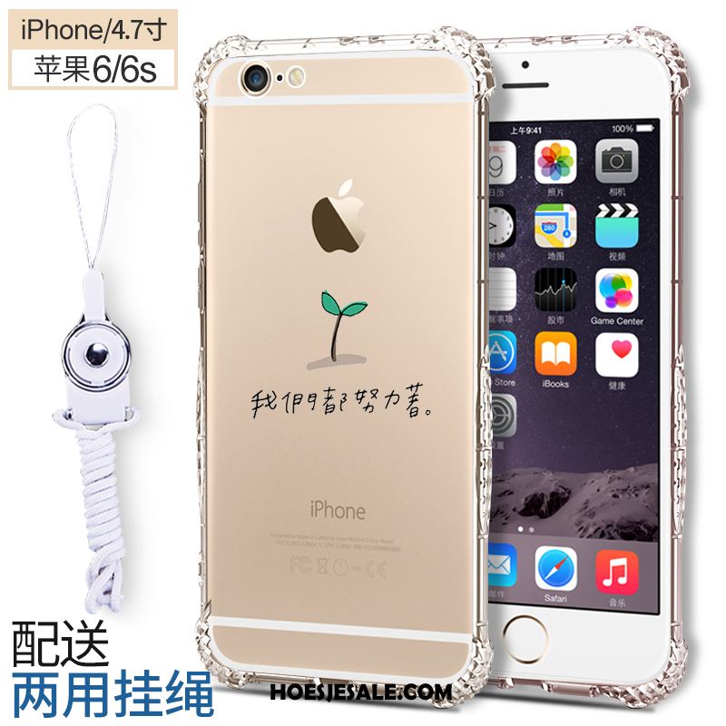 iPhone 6 / 6s Hoesje Net Red Persoonlijk Anti-fall All Inclusive Siliconen Korting
