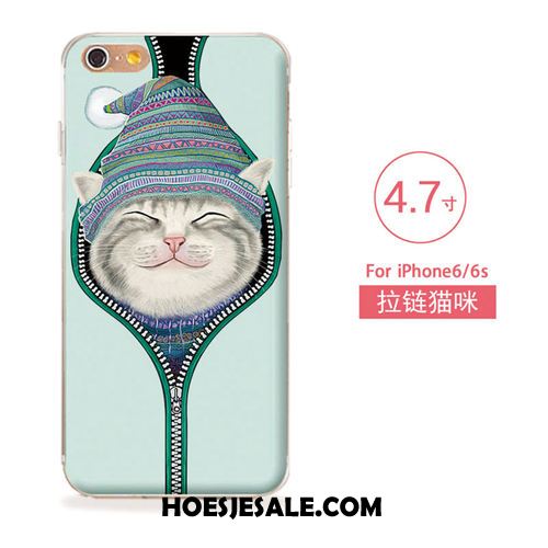 iPhone 6 / 6s Hoesje Reliëf Hanger Mobiele Telefoon Siliconen Mooie Goedkoop