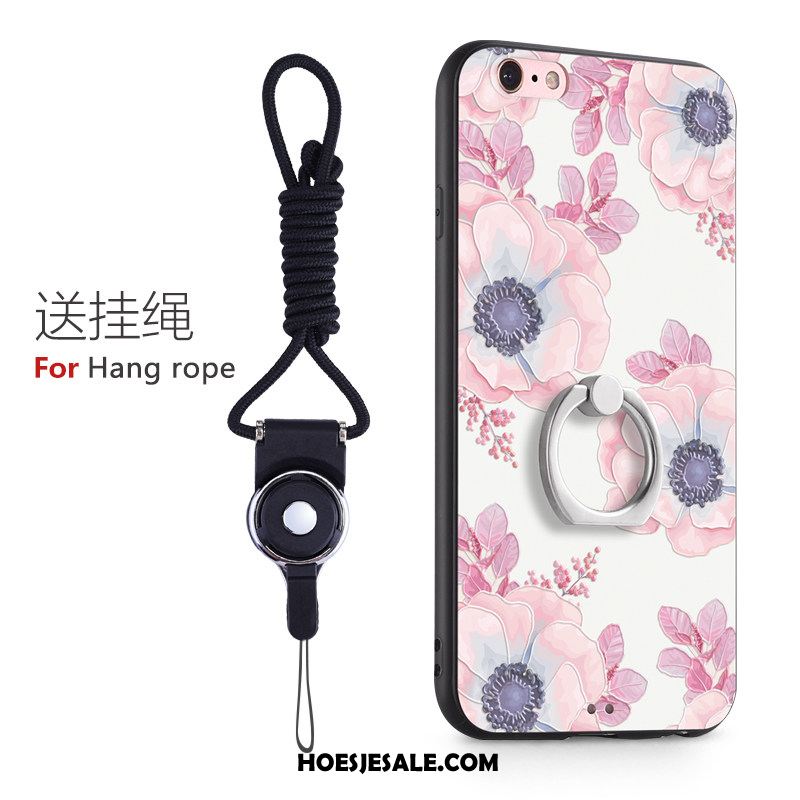 iPhone 6 / 6s Hoesje Ring Siliconen Anti-fall Hard Trendy Merk Winkel