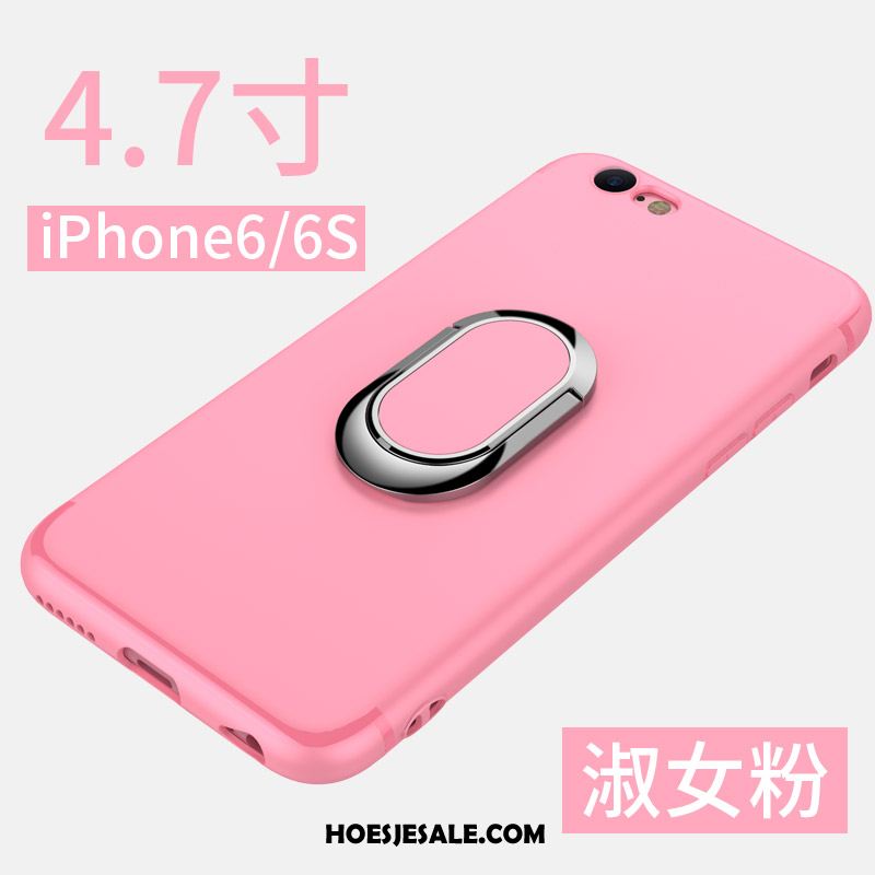 iPhone 6 / 6s Hoesje Roze Ondersteuning Anti-fall All Inclusive Ring Kopen