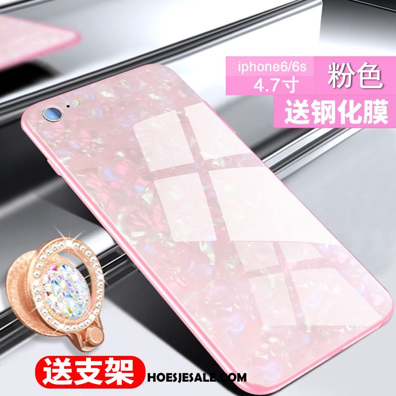 iPhone 6 / 6s Hoesje Scheppend Siliconen Mobiele Telefoon Roze Nieuw Online