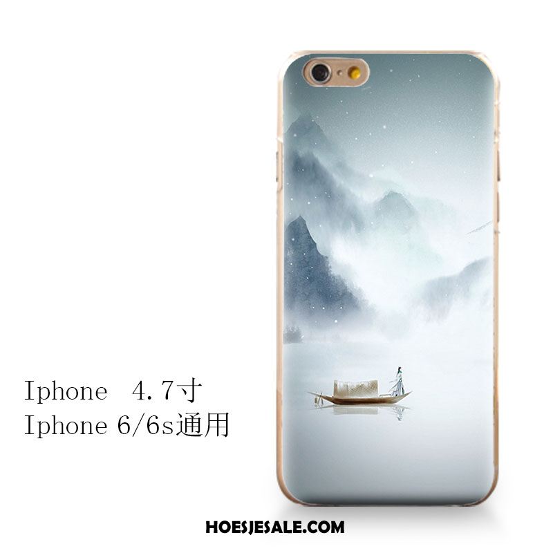 iPhone 6 / 6s Hoesje Siliconen Blauw Wind Mobiele Telefoon Zacht Sale