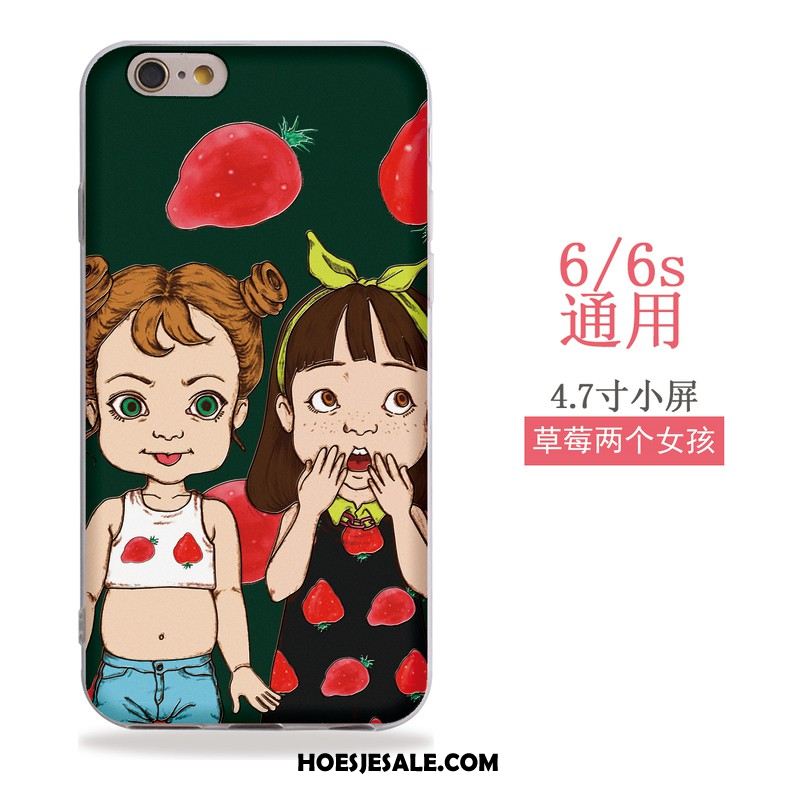 iPhone 6 / 6s Hoesje Siliconen Hoes Mooie Mobiele Telefoon Hanger Sale