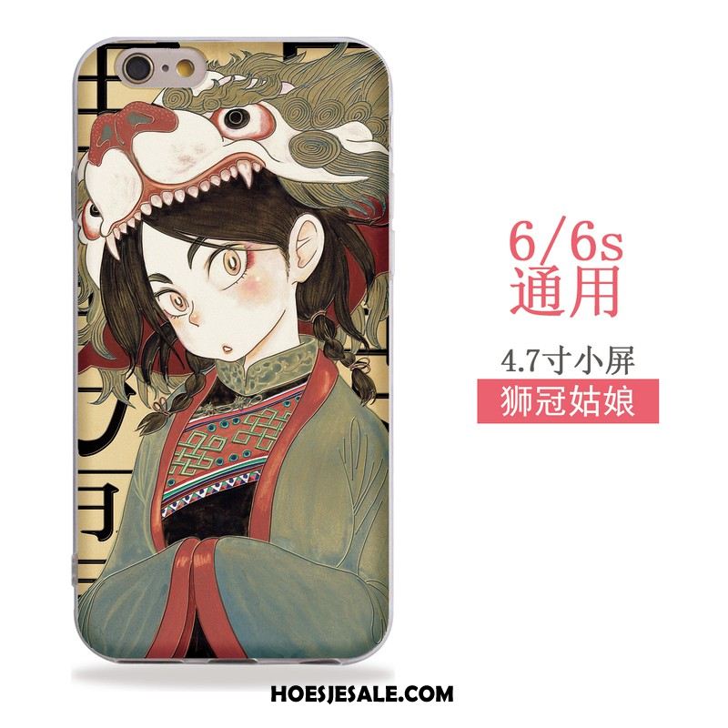 iPhone 6 / 6s Hoesje Siliconen Hoes Mooie Mobiele Telefoon Hanger Sale