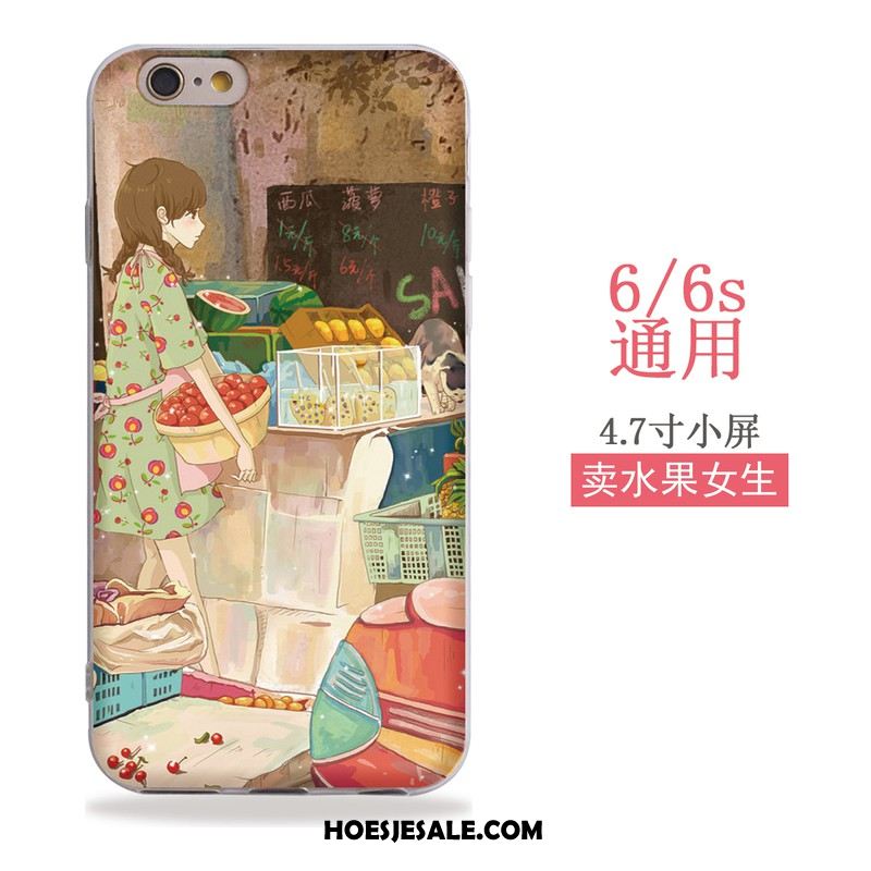 iPhone 6 / 6s Hoesje Siliconen Hoes Mooie Mobiele Telefoon Hanger Sale