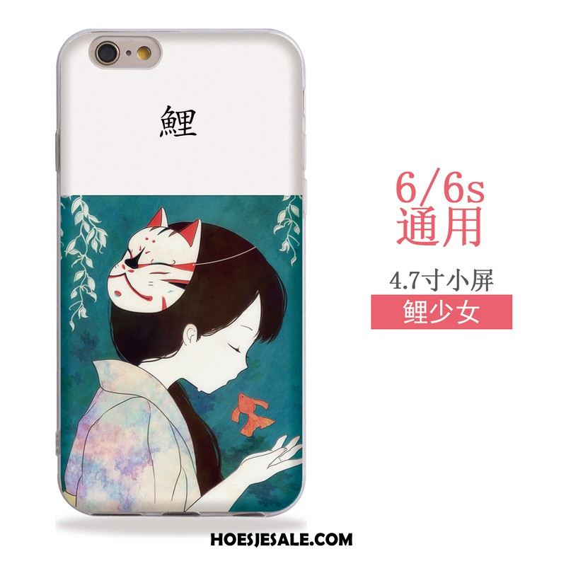 iPhone 6 / 6s Hoesje Siliconen Hoes Mooie Mobiele Telefoon Hanger Sale