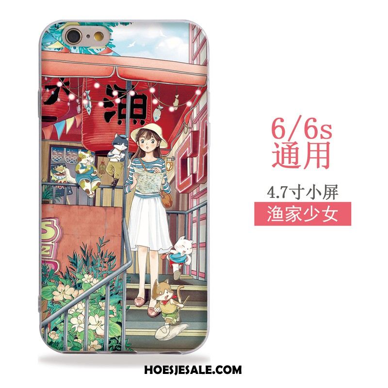 iPhone 6 / 6s Hoesje Siliconen Hoes Mooie Mobiele Telefoon Hanger Sale