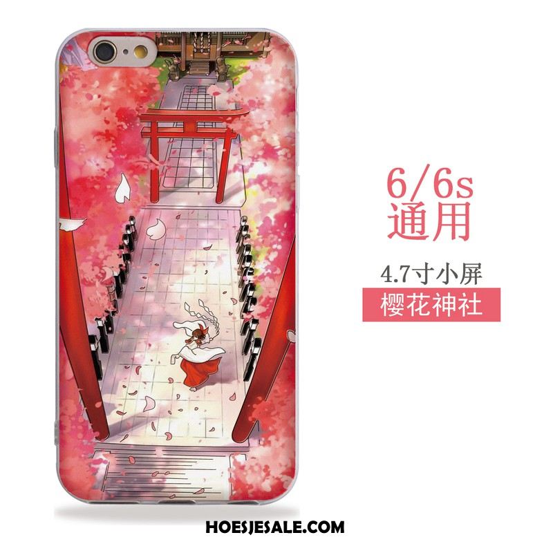 iPhone 6 / 6s Hoesje Siliconen Hoes Mooie Mobiele Telefoon Hanger Sale