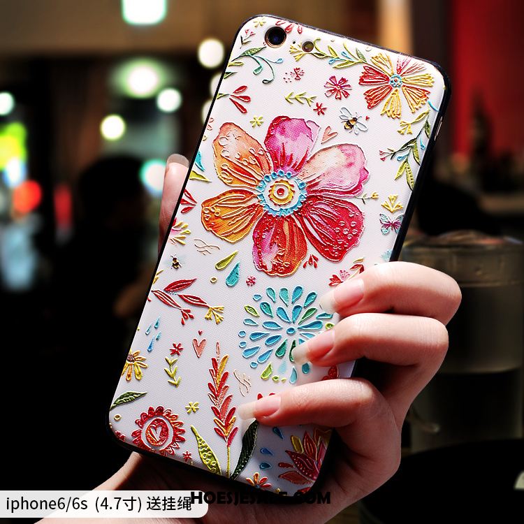 iPhone 6 / 6s Hoesje Siliconen Trend Hanger Nieuw Reliëf Sale