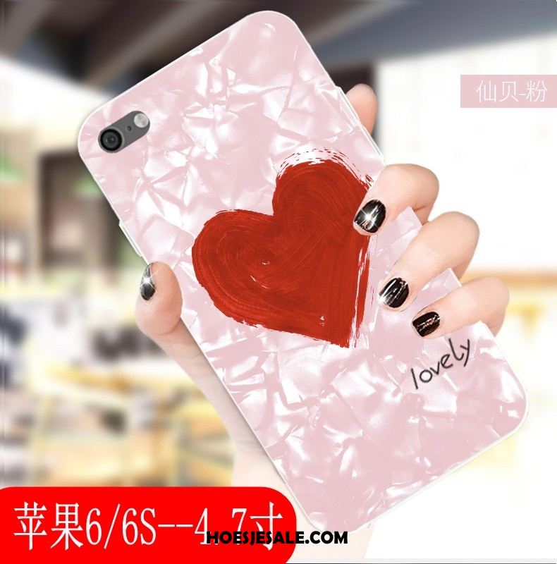 iPhone 6 / 6s Hoesje Tempereren Schelp Siliconen All Inclusive Zacht Korting