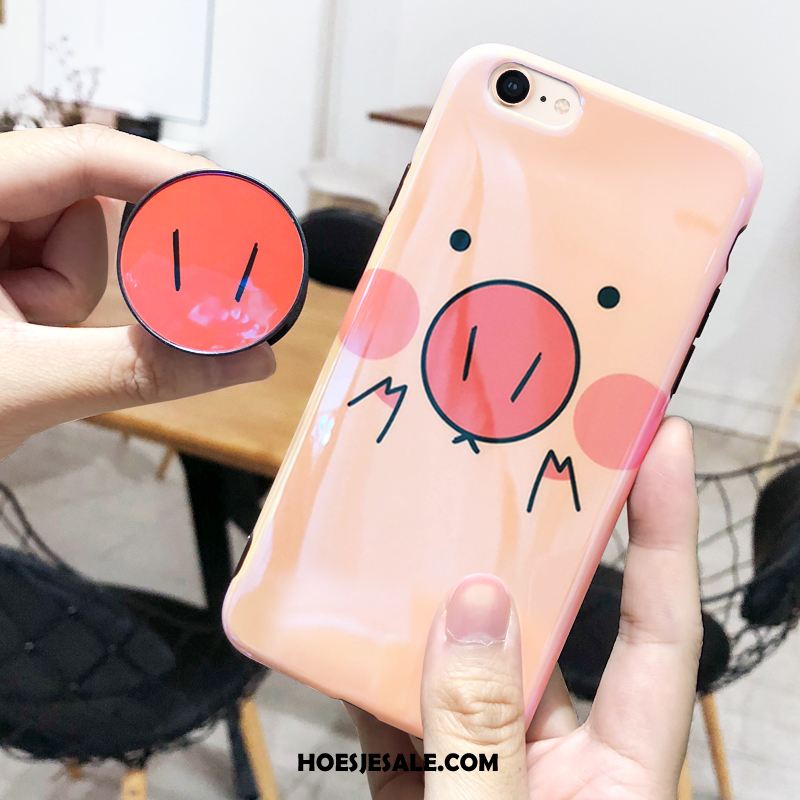 iPhone 6 / 6s Hoesje Trendy Merk Hanger Hoes Vers Net Red Korting