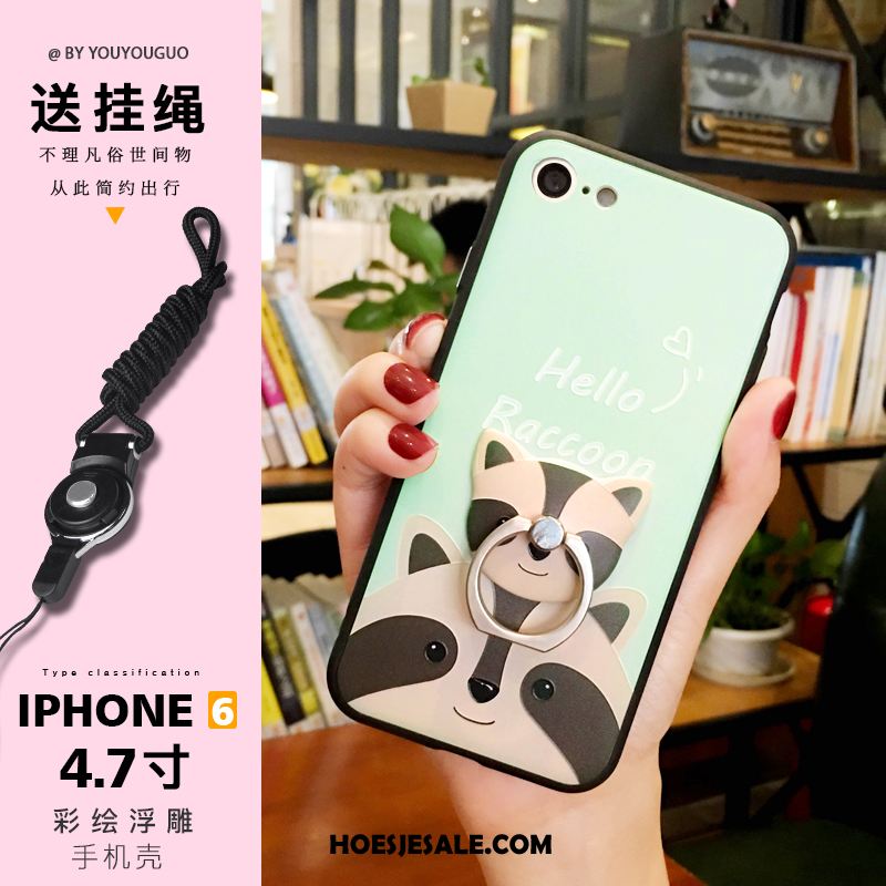 iPhone 6 / 6s Hoesje Zoet Hanger Scheppend Siliconen Roze Sale