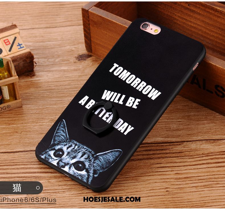 iPhone 6 / 6s Hoesje Zwart Hanger Anti-fall Mobiele Telefoon All Inclusive Kopen