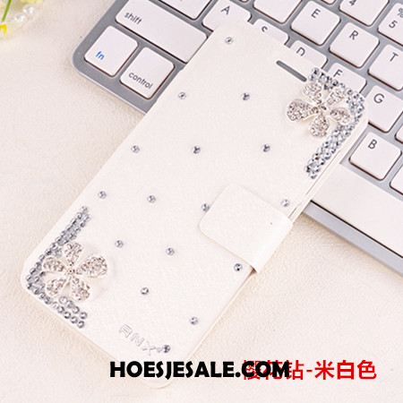 iPhone 6 / 6s Plus Hoesje Anti-fall Leren Etui Wit Hoes Mobiele Telefoon Sale