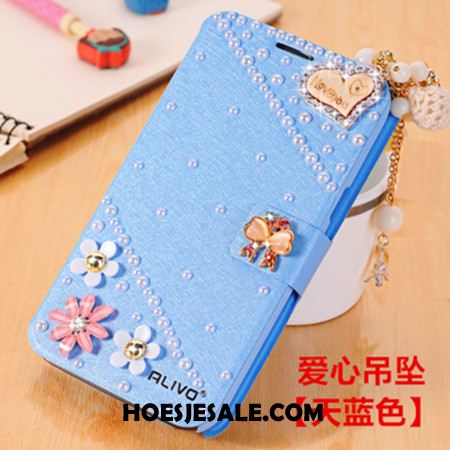 iPhone 6 / 6s Plus Hoesje Anti-fall Leren Etui Wit Hoes Mobiele Telefoon Sale