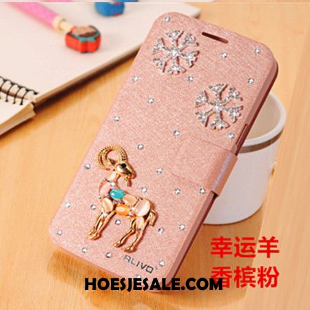 iPhone 6 / 6s Plus Hoesje Anti-fall Leren Etui Wit Hoes Mobiele Telefoon Sale