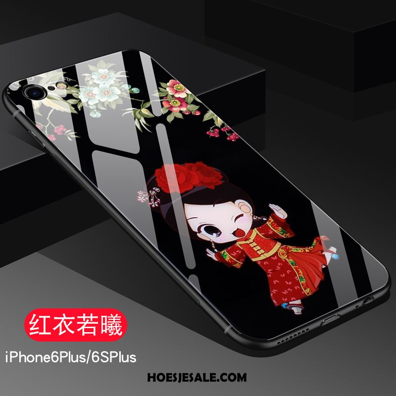 iPhone 6 / 6s Plus Hoesje Glas Scheppend High End Nieuw Siliconen Online