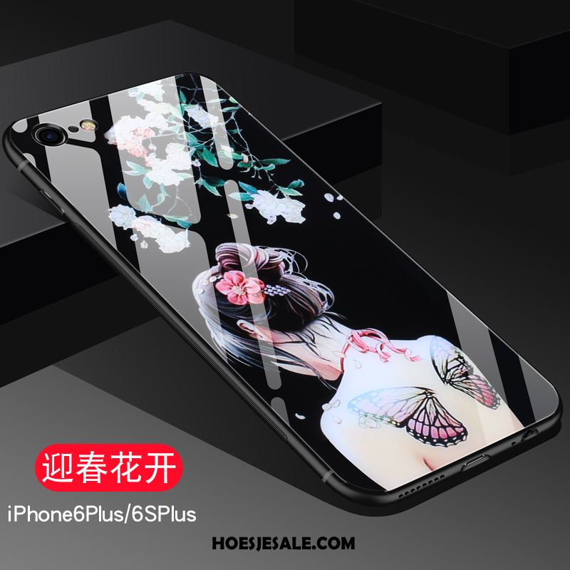 iPhone 6 / 6s Plus Hoesje Glas Scheppend High End Nieuw Siliconen Online