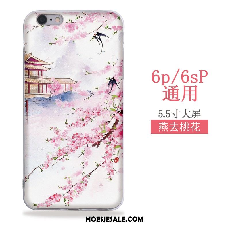 iPhone 6 / 6s Plus Hoesje Hanger Kunst Hoes Chinese Stijl Roze Kopen