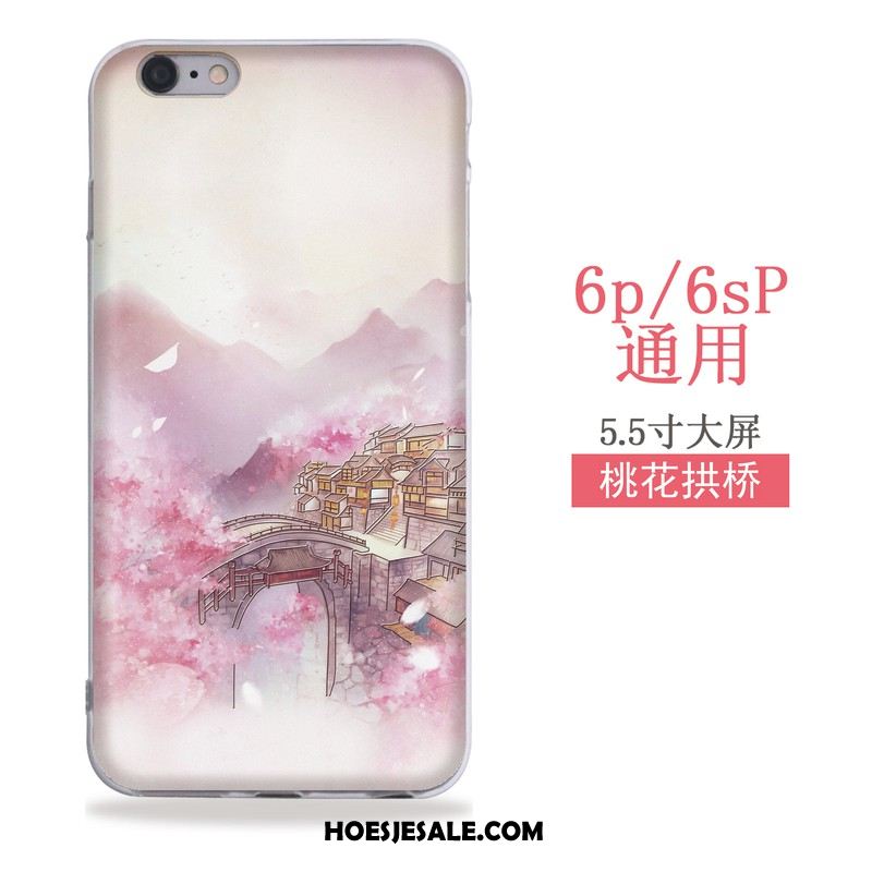 iPhone 6 / 6s Plus Hoesje Hanger Kunst Hoes Chinese Stijl Roze Kopen