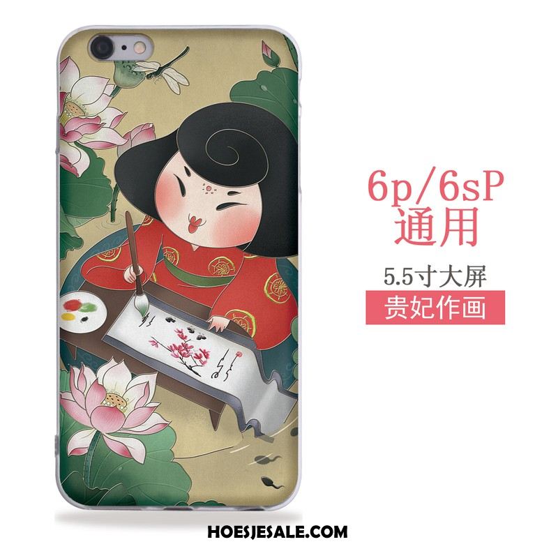 iPhone 6 / 6s Plus Hoesje Hanger Kunst Hoes Chinese Stijl Roze Kopen