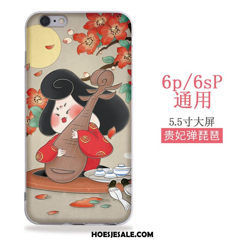 iPhone 6 / 6s Plus Hoesje Hanger Kunst Hoes Chinese Stijl Roze Kopen