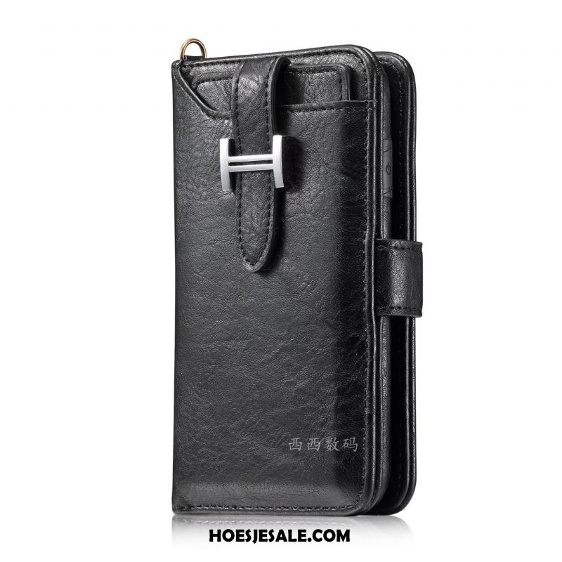 iPhone 6 / 6s Plus Hoesje Leren Etui Kaart Tas Mobiele Telefoon Folio Hanger Kopen