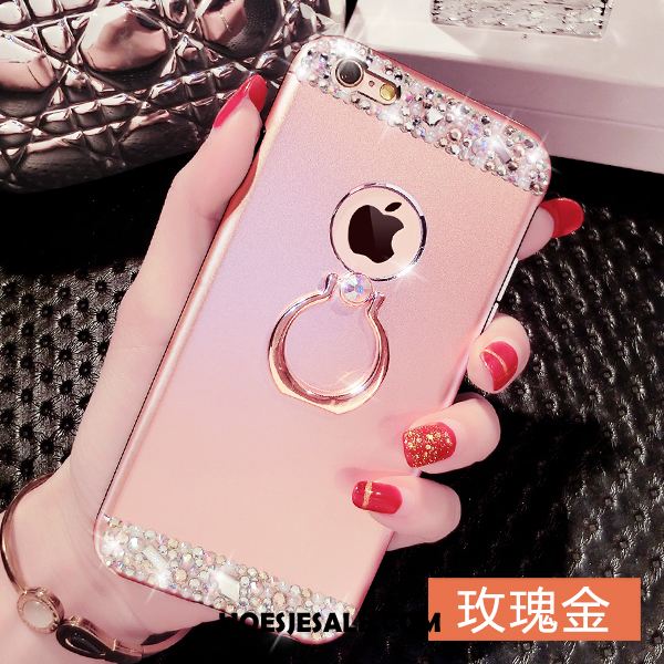 iPhone 6 / 6s Plus Hoesje Persoonlijk Roze Ring Mobiele Telefoon Met Strass Winkel