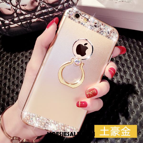 iPhone 6 / 6s Plus Hoesje Persoonlijk Roze Ring Mobiele Telefoon Met Strass Winkel