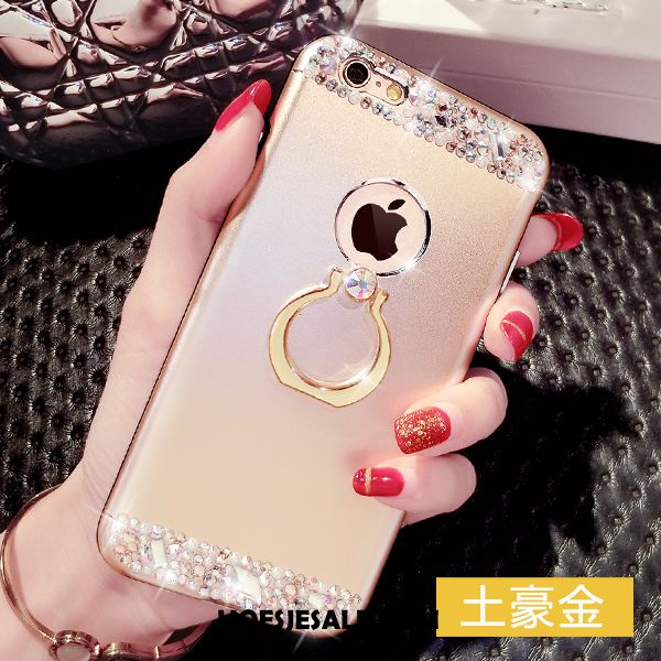 iPhone 6 / 6s Plus Hoesje Persoonlijk Roze Ring Mobiele Telefoon Met Strass Winkel