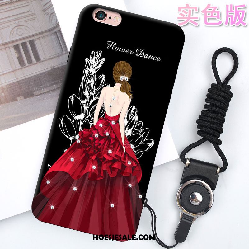 iPhone 6 / 6s Plus Hoesje Rood Glas Spiegel Nieuw Trendy Merk Sale