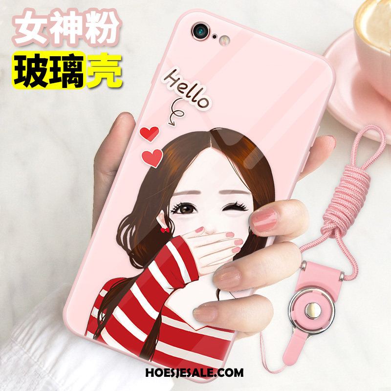 iPhone 6 / 6s Plus Hoesje Rood Glas Spiegel Nieuw Trendy Merk Sale