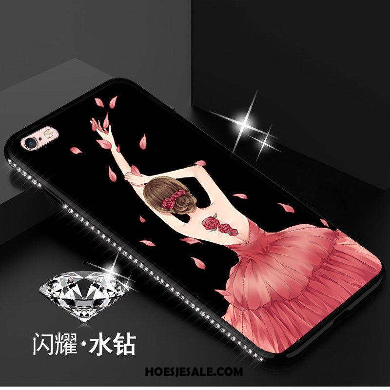 iPhone 6 / 6s Plus Hoesje Rood Glas Spiegel Nieuw Trendy Merk Sale