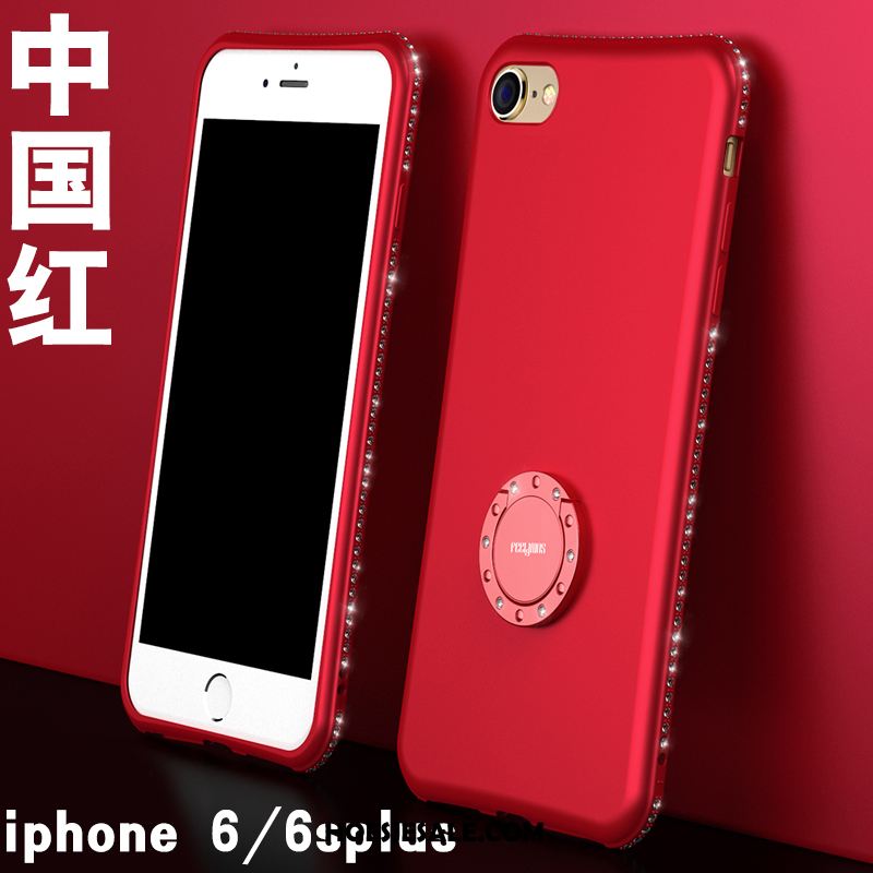 iPhone 6 / 6s Plus Hoesje Rood Schrobben Zacht Siliconen Mobiele Telefoon Aanbiedingen