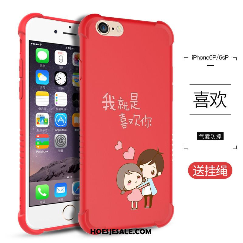iPhone 6 / 6s Plus Hoesje Scheppend Siliconen Trend Net Red Tas Sale