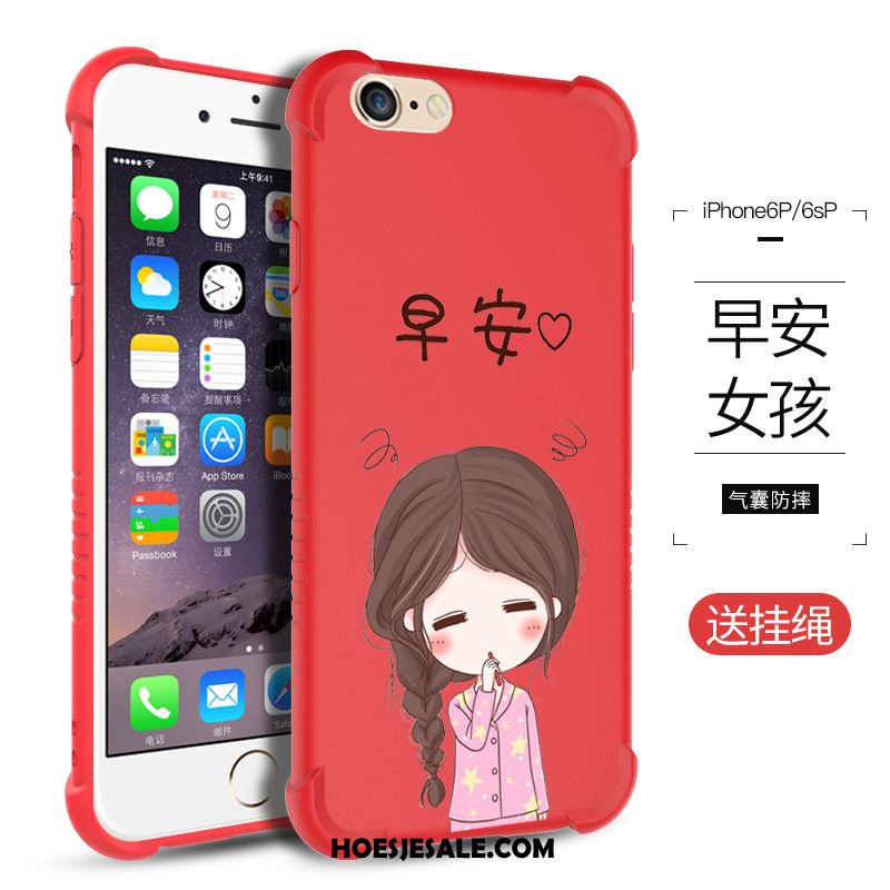 iPhone 6 / 6s Plus Hoesje Scheppend Siliconen Trend Net Red Tas Sale