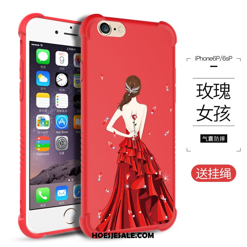 iPhone 6 / 6s Plus Hoesje Scheppend Siliconen Trend Net Red Tas Sale