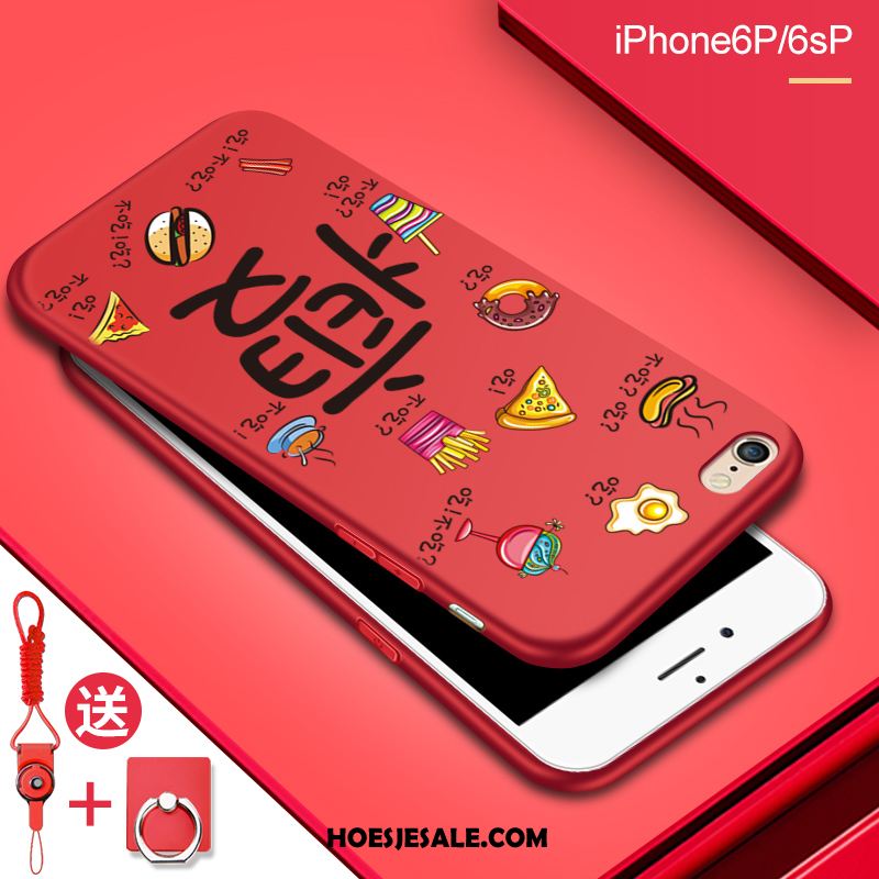 iPhone 6 / 6s Plus Hoesje Siliconen Lovers Rood All Inclusive Hoes Online