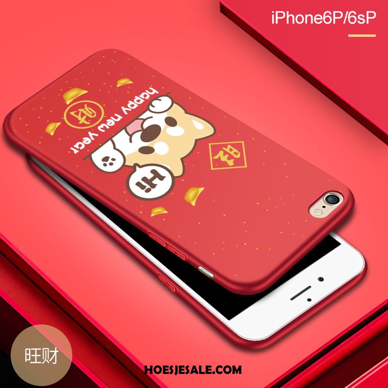 iPhone 6 / 6s Plus Hoesje Siliconen Lovers Rood All Inclusive Hoes Online