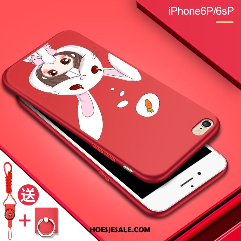 iPhone 6 / 6s Plus Hoesje Siliconen Lovers Rood All Inclusive Hoes Online