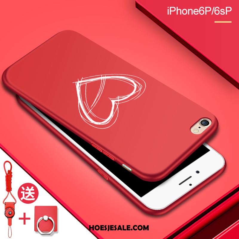 iPhone 6 / 6s Plus Hoesje Siliconen Lovers Rood All Inclusive Hoes Online