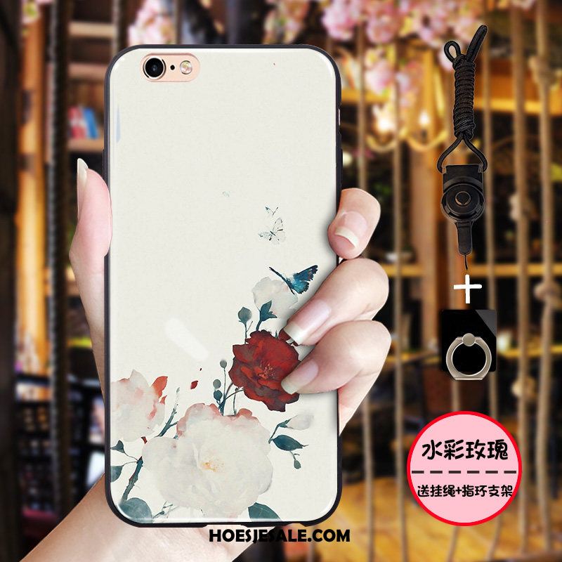 iPhone 6 / 6s Plus Hoesje Zwart Vintage Chinese Stijl All Inclusive Kraanvogel Aanbiedingen