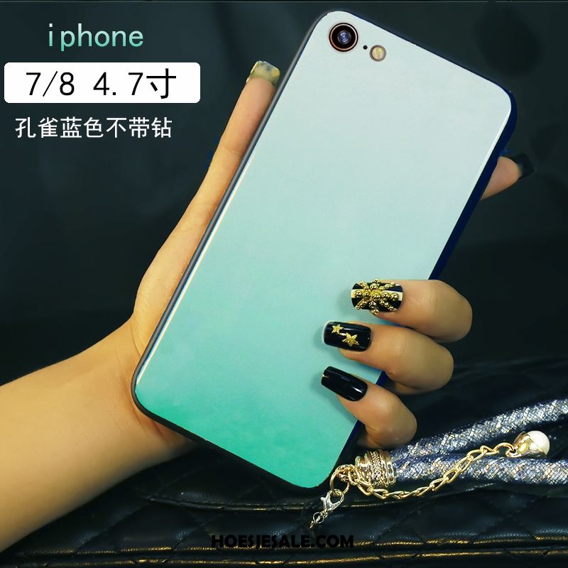 iPhone 7 Hoesje Armbanden Blauw Trendy Merk Scheppend Mobiele Telefoon Goedkoop