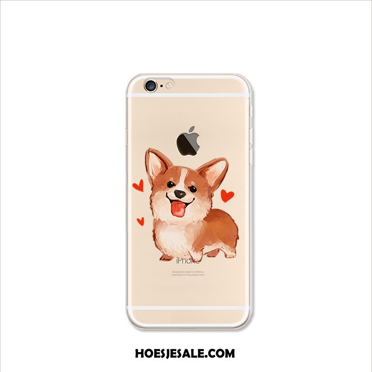 iPhone 7 Hoesje Lovers Hoes Siliconen Doorzichtig Hond Online
