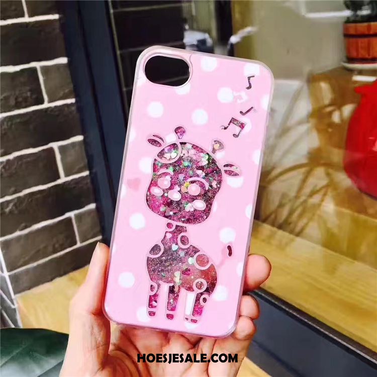 iPhone 7 Hoesje Lovers Mooie Drijfzand Trendy Merk Kat Goedkoop