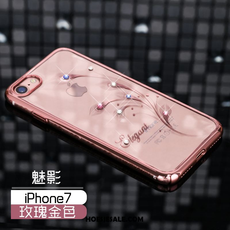 iPhone 7 Hoesje Met Strass Luxe Nieuw Hard Anti-fall Winkel