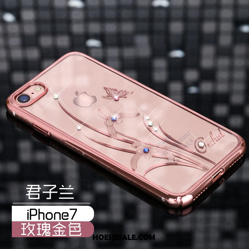 iPhone 7 Hoesje Met Strass Luxe Nieuw Hard Anti-fall Winkel